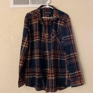 Pintlar flannel, blue and orange